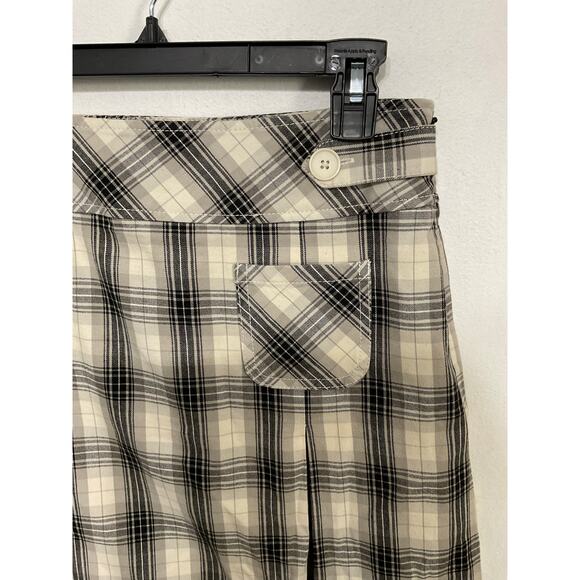 Ann Taylor Loft A-Line Mini Plaid Skirt Size 2 XS Pleated School Girl 90s Style - Picture 3 of 5